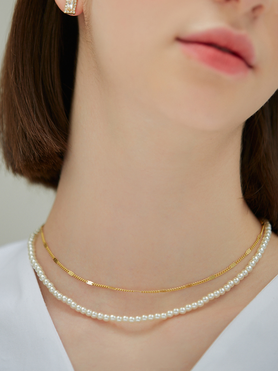[셀럽 착용] coco pearl necklace