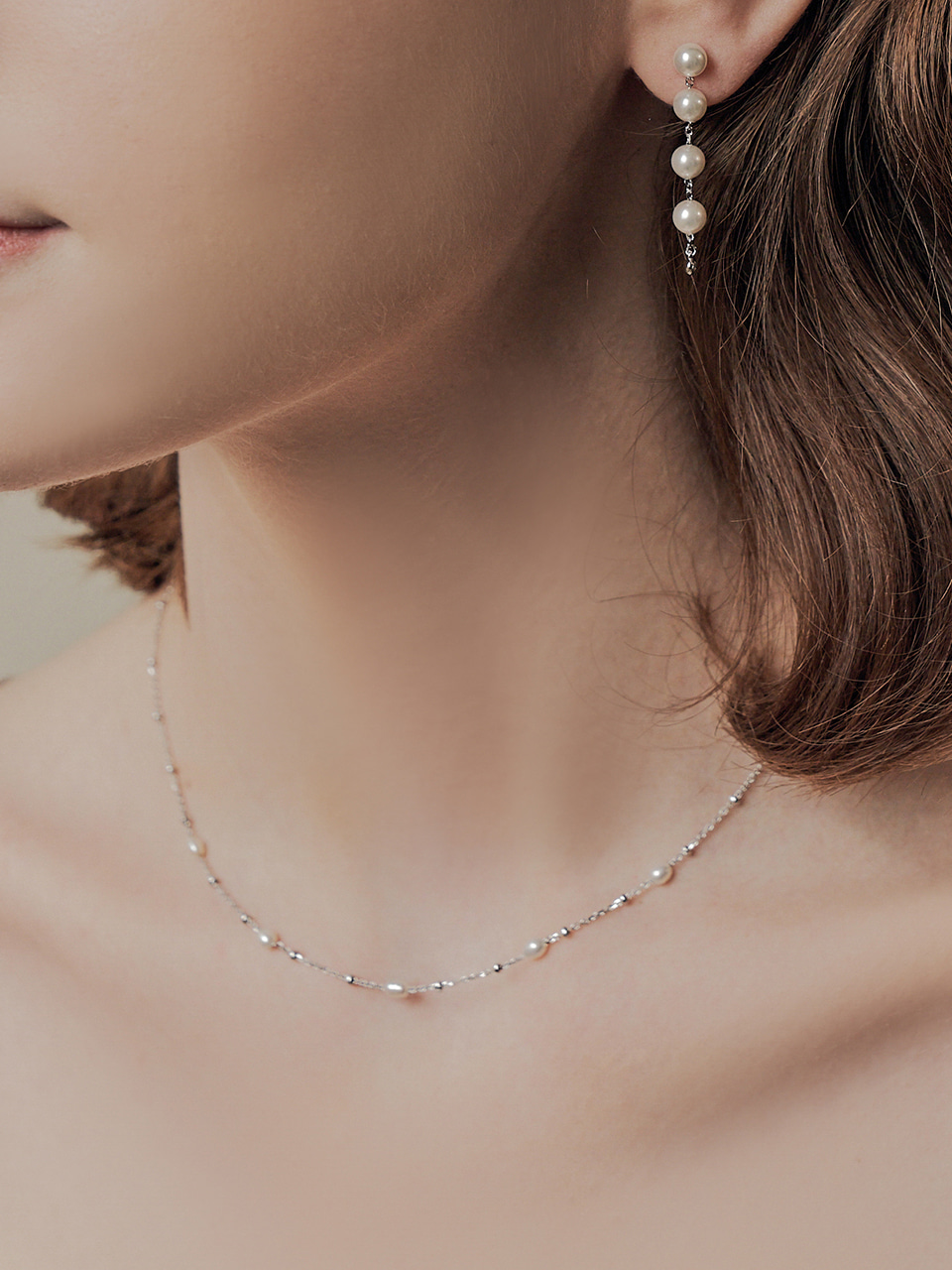[셀럽 착용] clara pearl necklace