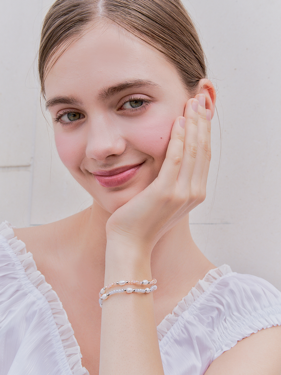 [셀럽 착용] sunlight pearl bracelet