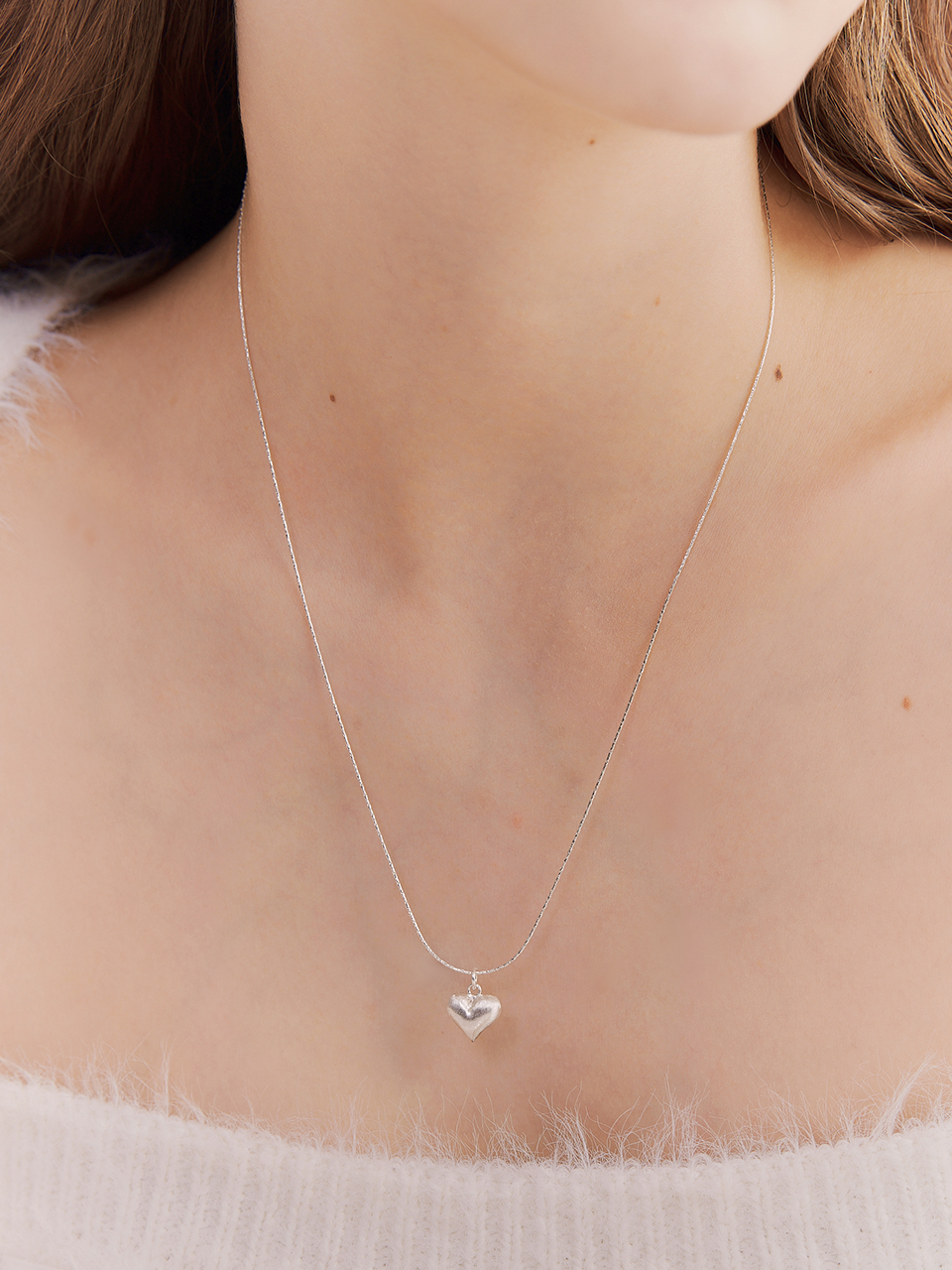 [셀럽 착용] always heart necklace