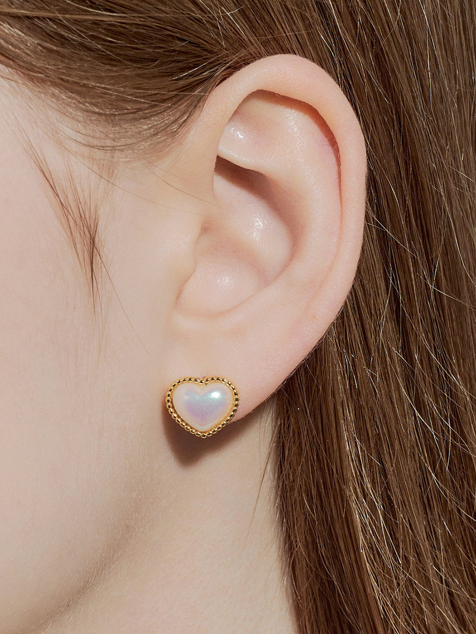[셀럽 착용] poetry heart pearl earring