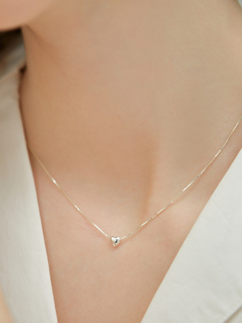 [오하영 착용] petit heart necklace