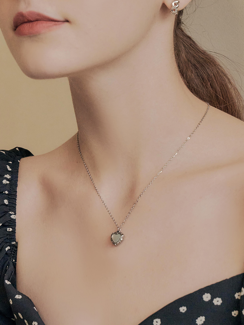 [아이브 가을 리즈 착용] eternity love necklace