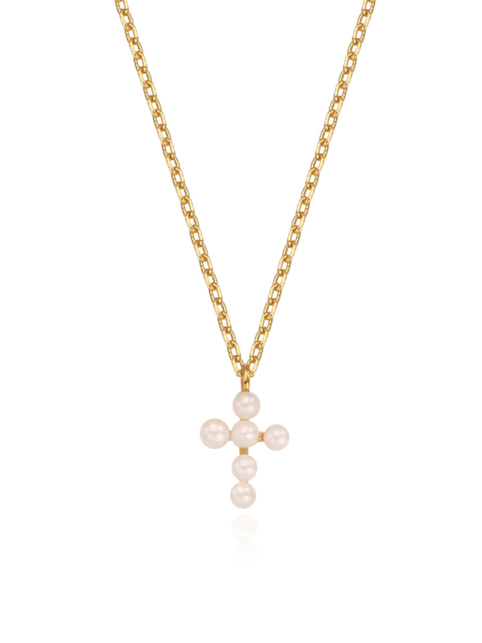 cross pearl necklace