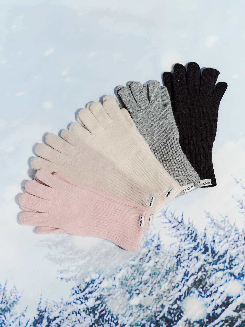 cozy signature wool gloves_5 colors