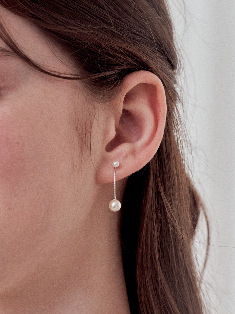 [셀럽 착용] afternoon pearl drop earring